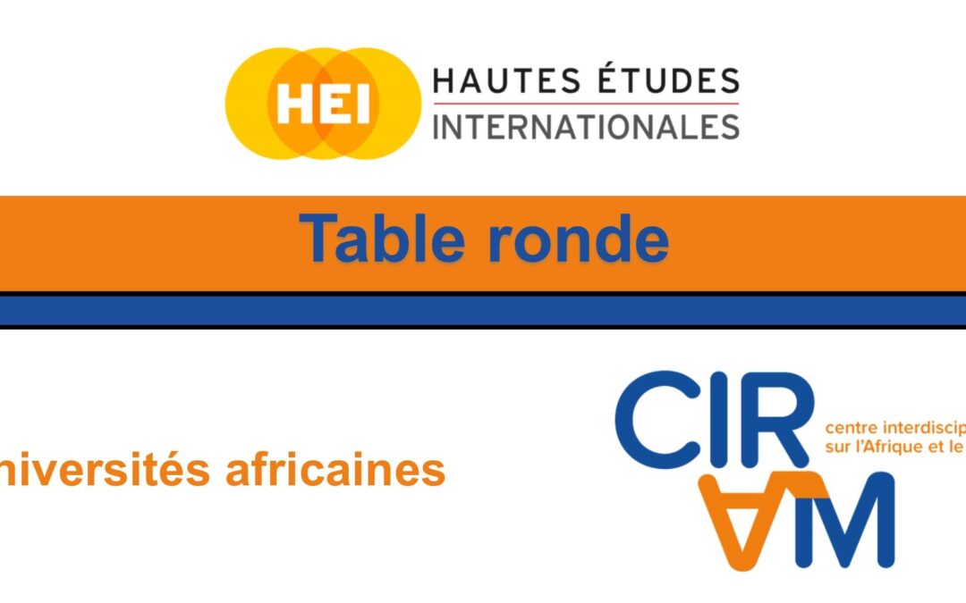 Table ronde sur le thème des universités africaines